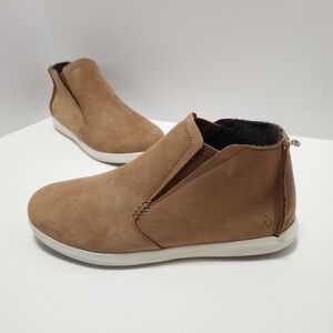 Olukai Hawai‘iloa Manu Hope Leather Booties Ankle Boots Women's 8.5 Brown